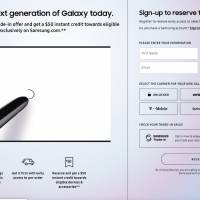Samsung Galaxy Note 10 sign-up register here