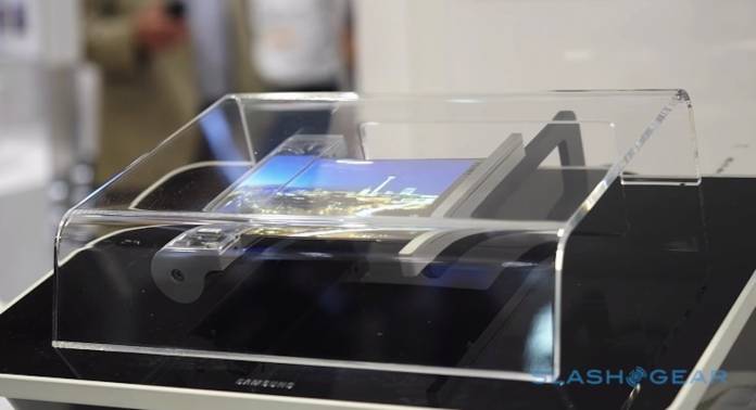 Sony flexible display foldaphone phone