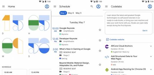 GOOGLE IO APP for Android 2019