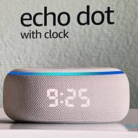 Amazon Echo Dot with Clock