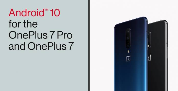Android 10 OxygenOS 10.0 OnePlus 7 Pro