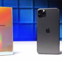 Samsung Galaxy Note 10+ vs iPhone 11 Pro Max Drop Test A