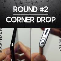 Samsung Galaxy Note 10+ vs iPhone 11 Pro Max Drop Test Round 2 Corner Drop