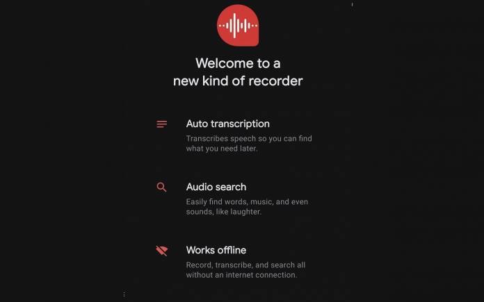 google speech recorder