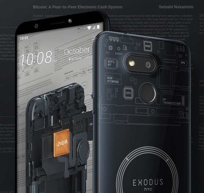 HTC Exodus 1s Cryptocurrent Phone