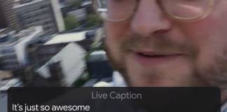 LIve Caption Feature Pixel 4 D