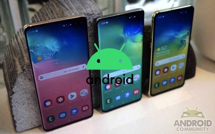 Samsung Galaxy Note 9 Galaxy S9 Android 10 Update