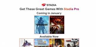 Google Stadia Pro games for January 2020