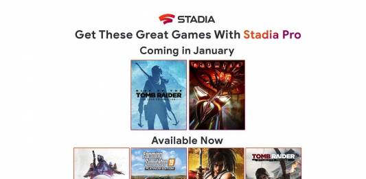 Google Stadia Pro games for January 2020