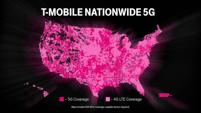 T-Mobile Nationwide 5G Map