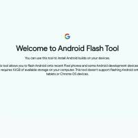 Google Android Flash Tool