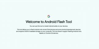 Google Android Flash Tool