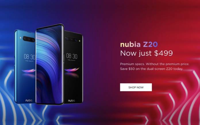 NUBIA Z20 Global Availability Lower Price