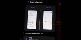Samsung Galaxy S20+ Screen Refresh Rate