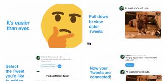 Add tweet to an old tweet