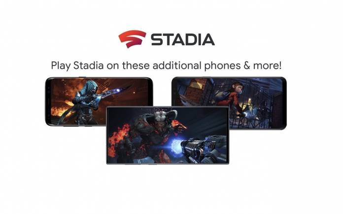 Google Stadia New Phones