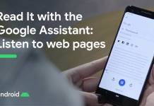 Google Assistant Web Page Reader