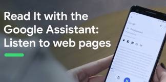 Google Assistant Web Page Reader