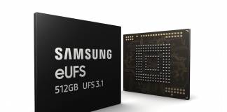 Samsung 512GB eUFS 3.1