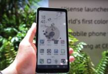 HiSense phone color e-ink technology April 13 2020
