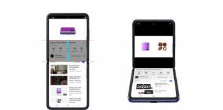 Samsung Galaxy Z Flip YouTube Flex Mode