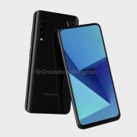 Samsung Phone with Pop-up Camera Render