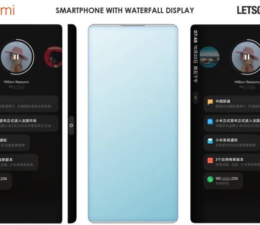 Xiaomi Phone Waterfall Display April 8 2020