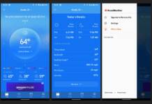 Accuweather beta app redesigned in latest update