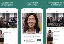 Google Meet for Android Background Blur