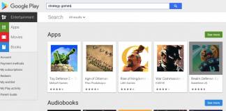 Google Play Store Search Filter