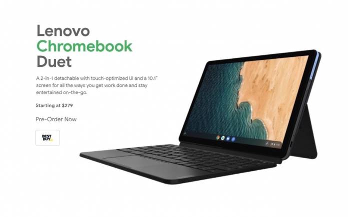 Lenovo Chromebook Duet