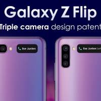 Samsung Galaxy Z Flip design camera patent