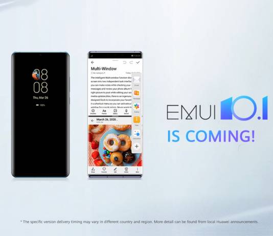 Huawei EMUI 10.1 Update Schedule June 18 2020