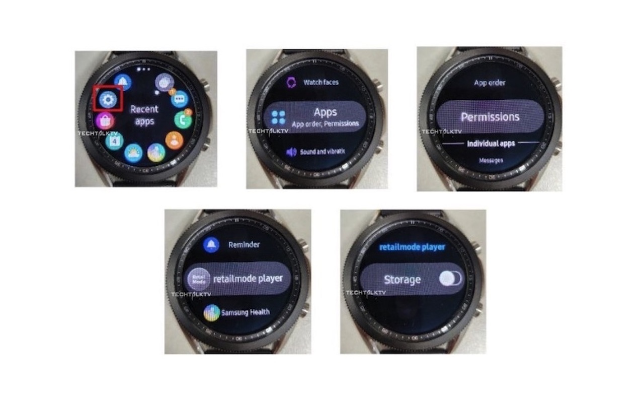 galaxy watch 3 storage