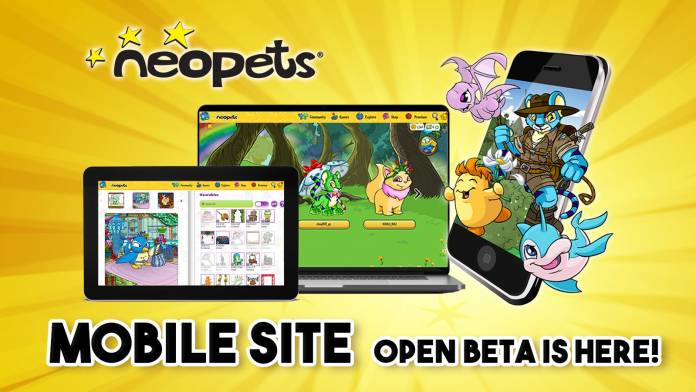 Decided to open the neopets site in my tablet - a better