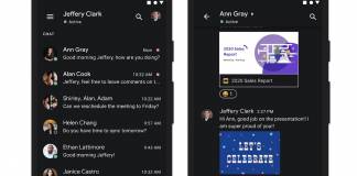 Google Chat Dark Theme