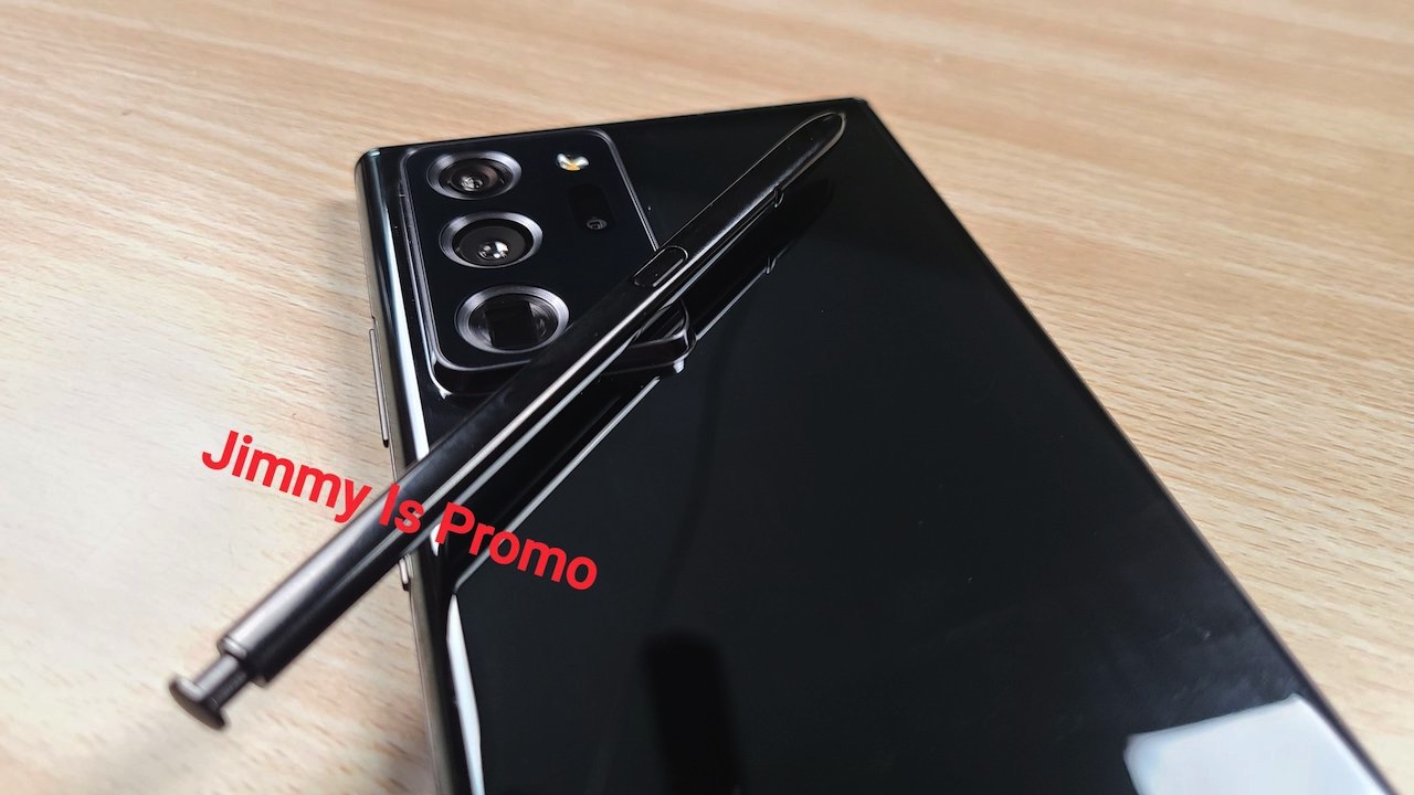 Shiny Black Samsung Galaxy Note 20