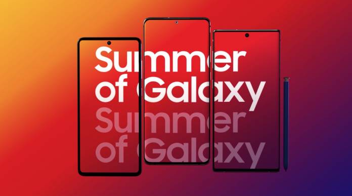 Summer of Samsung Galaxy 5G Phones