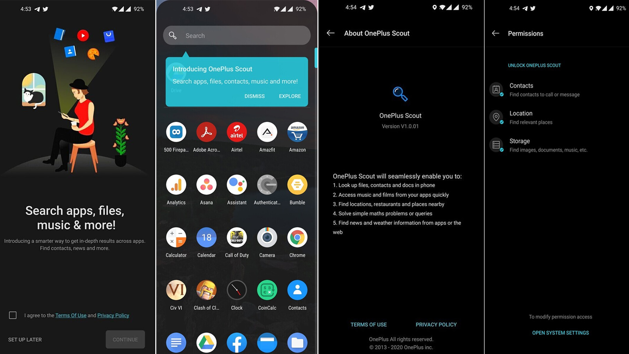 OnePlus Scout unified search rolls out in India with new launcher ...