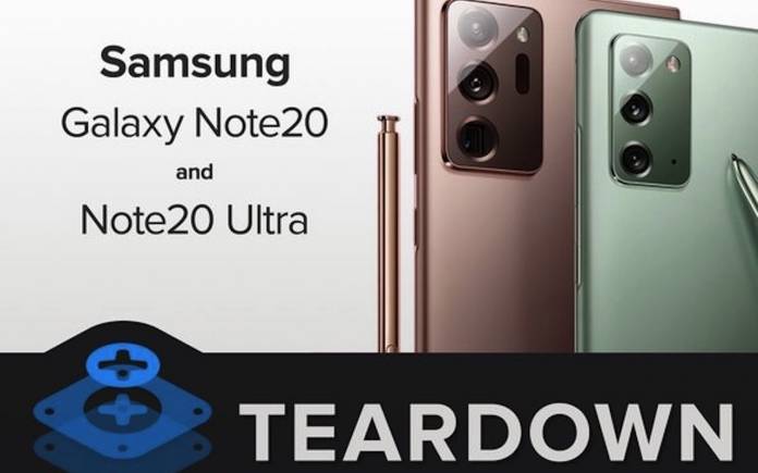 Samsung Galaxy Note 20 and Note 20 Ultra Teardown