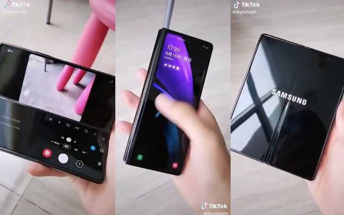 Samsung Galaxy Z Fold 2 5G TikTok