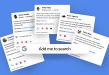 Google testing out “people cards” so you can have a virtual calling card