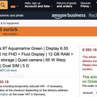 Amazon Germany OnePlus 8T