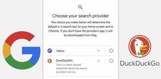 Android Choice Screen Auction Options Winners