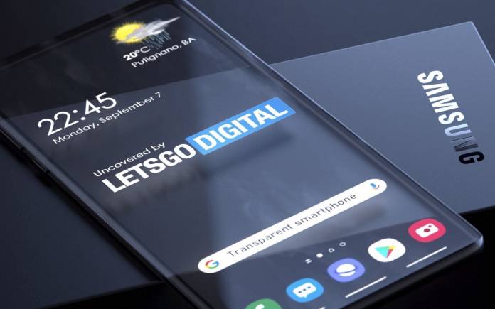 Samsung Smartphone Concept Transparent Display