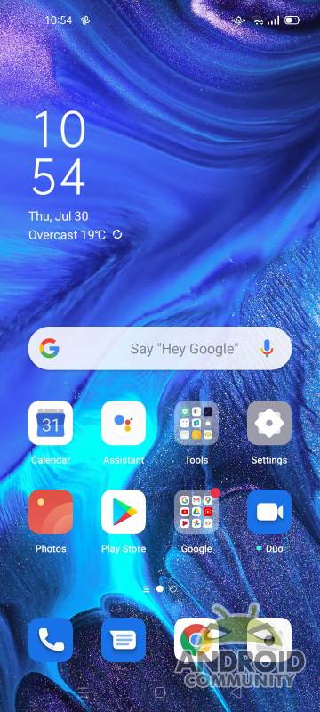 oppo reno 4 screenshot