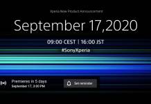 Sony Xperia New Product Announcement