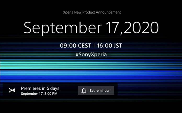 Sony Xperia New Product Announcement