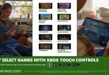Microsoft Xbox Touch Controls