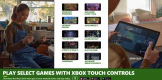 Microsoft Xbox Touch Controls